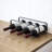 Seidel Tabletop Wine Bottle Rack in Black