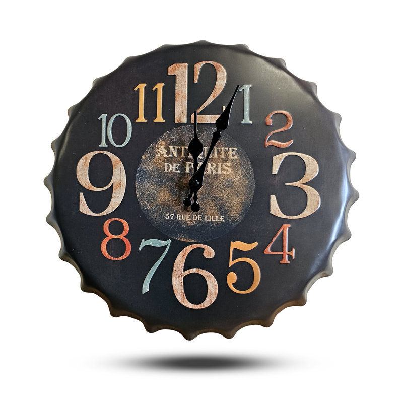 Adheesh Metal Wall Clock