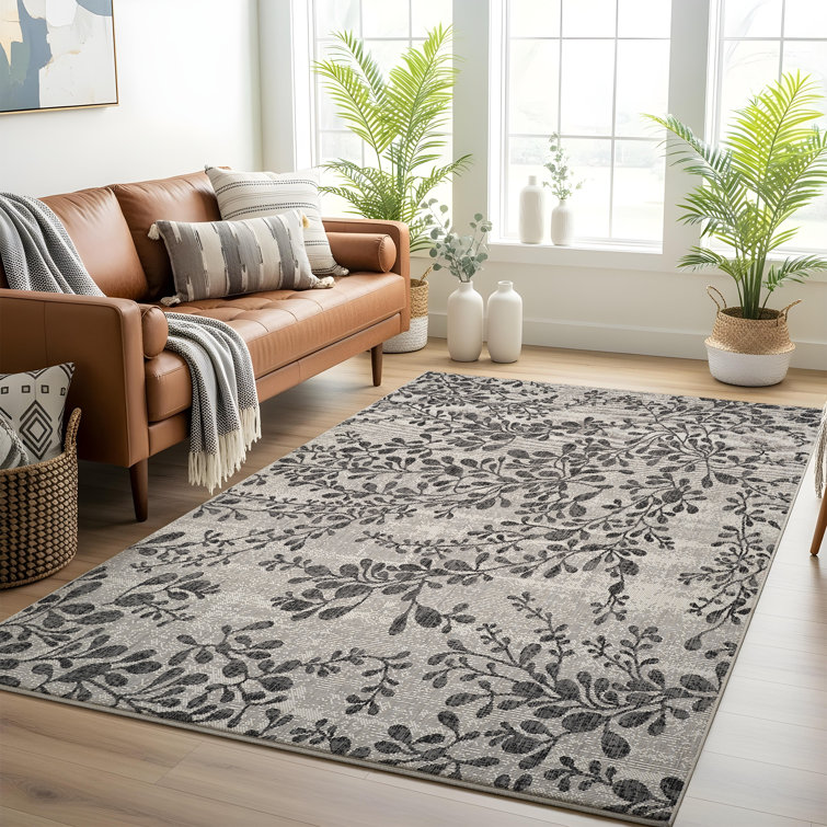 Remylina Indoor & Outdoor Boho Rug Ivory/Grey