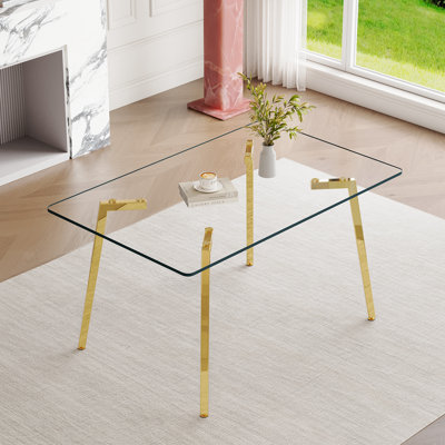 51'' Glass Dining Table