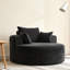 Canapé-lit simple en éponge en polyester de 55 po L, sans assemblage requis, fauteuil-lit moderne moelleux pour le salon, la chambre à coucher, le salon et la salle de projection-650361280