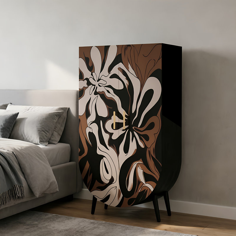 Garde-robe de style rétro indépendant du ménage