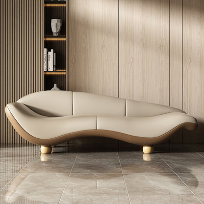 Minimalist Bedroom Solid Wood Indoor Chaise Lounge