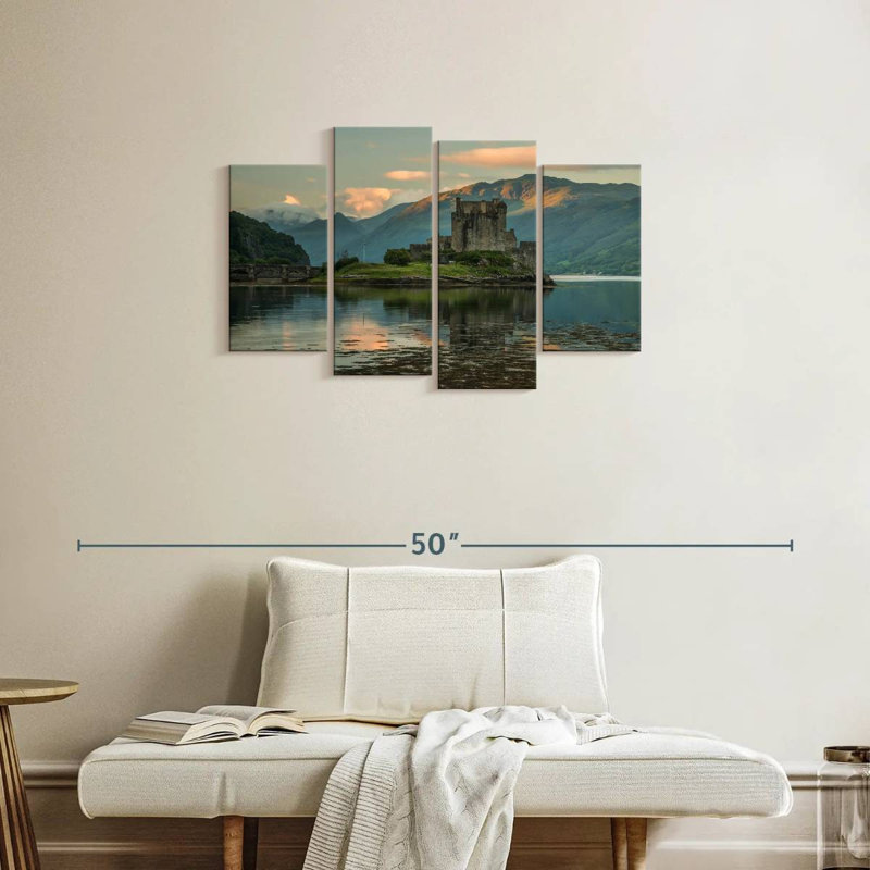 Lilie Eilean Donan Castle West, H 22 po x l 36 po