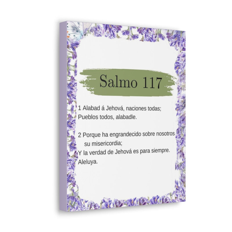 Salmo 117 - Wrapped Canvas Print, 36cm H x 28cm W