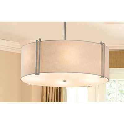 Geoffroy 6 - Light Dimmable Drum Chandelier