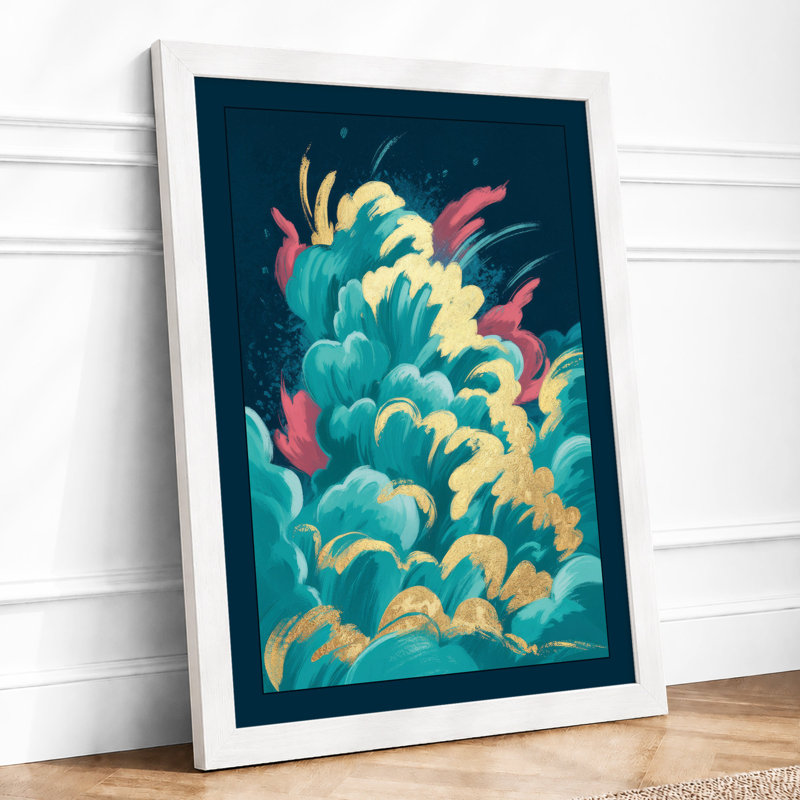 Dramatic Cloud Forms Modern - Print, A4 - 29.7 x 21.0 cm, White