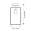 Reba 1 - Light Glass Flush Mount