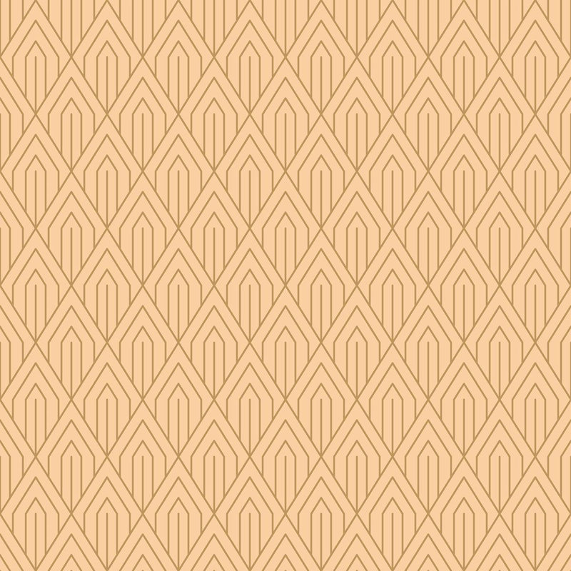 Carreau de papier peint auto-adhésif, Orange, L 102 po x l 24 po