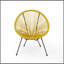Chaise Anson (ensemble de 2) - Jaune