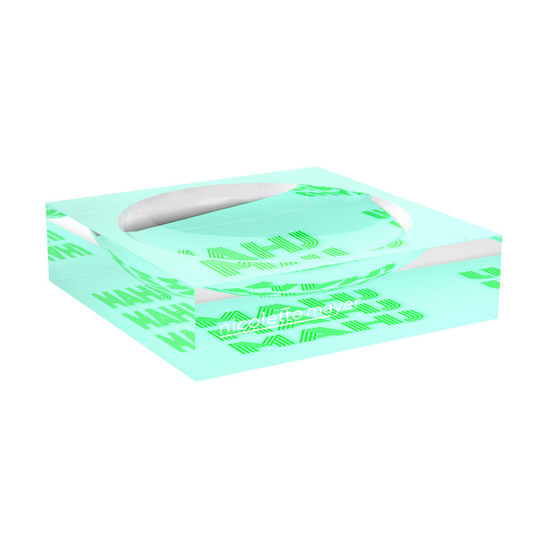 Mahj Mahj Mahj Mahjong Candy Catchall Dish, Green, 8"W x 8"D x 2"H