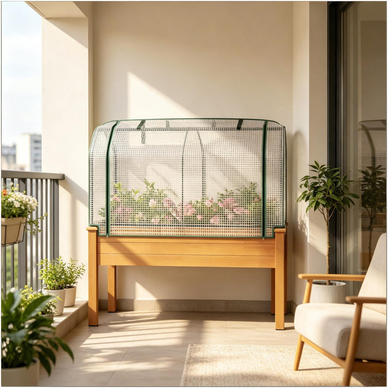 Boîte à fleurs pour l'extérieur, lit de jardin surélevé, pot à fleurs pour légumes