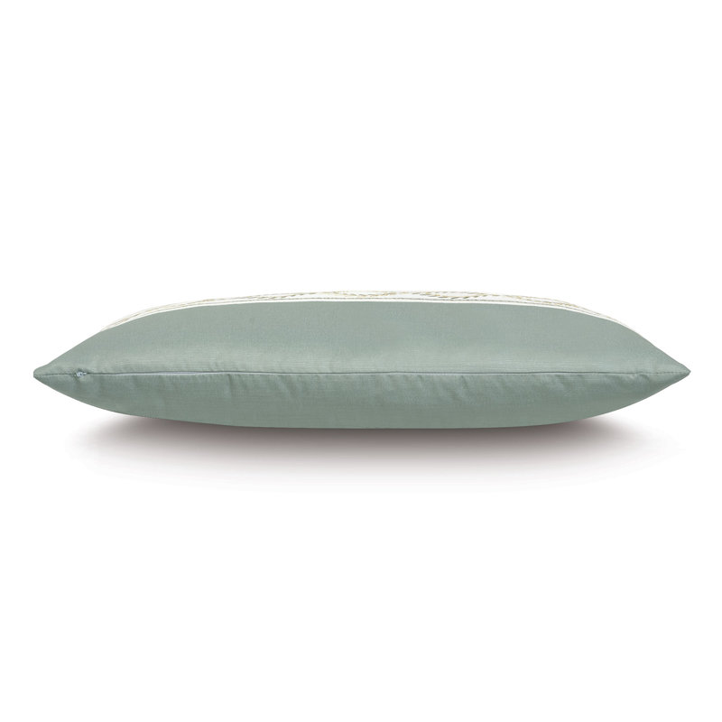 Coussin décoratif à bordure botanique Mack