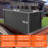 150GAL black plastic waterproof deck box, rainproof and sun-proof outdoor storage box-121871591