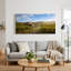 «Rustic Stone Farmhouse in Golden Vineyard Fields», art mural sur toile-133469553