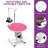 54.8'' H x 24'' W x 24'' D Stainless Steel Adjustable Dog Electric Grooming Table-97723849