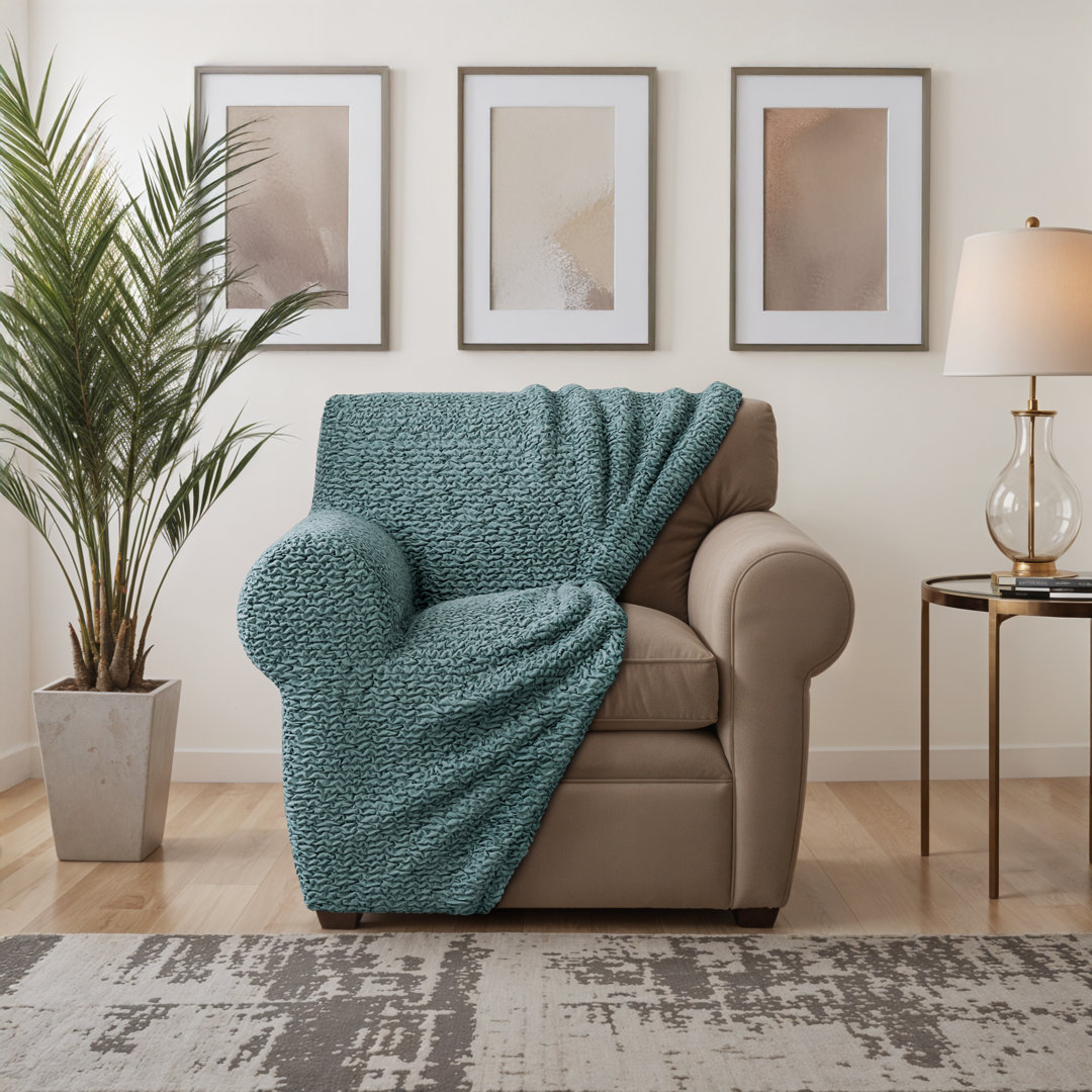 Stretchy Slipover for Armchair – Easy to Clean & Durable - Microfibra Collection PAULATO by GA.I.CO. Fabric 