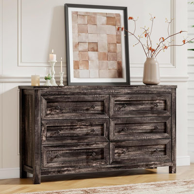 Dezia Farmhouse 6 Drawers Dresser