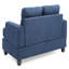 Causeuse chic transitionnelle en bleu marine-1179977380