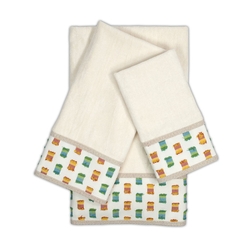 Ensemble de serviettes 3 pièces en coton 100% o’fifi