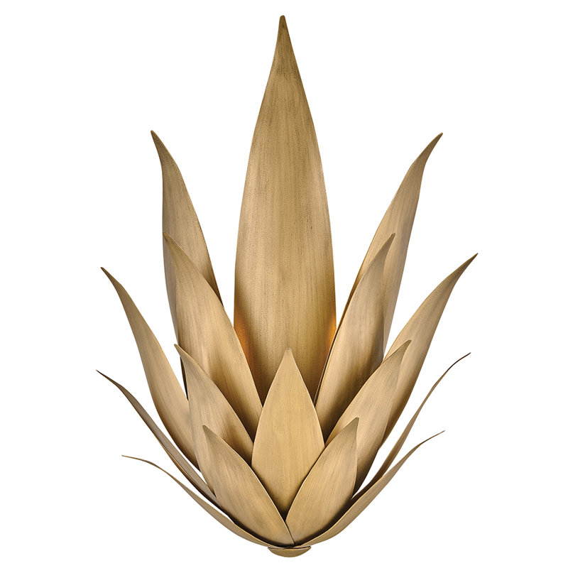 Agave 2 - Light Flush Mounted Sconce, Bronze