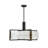 Hayward 5-Light Pendant in Matte Black with Warm Brass Accents-119771860-119771863
