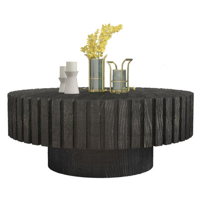 Table basse de 31,4 pouces noire pour un usage domestique, style minimaliste, bureau lisse, mobilité flexible, bon support, installation rapide moderne avec texture de bois naturel, fonctionnalité multi-usage,
