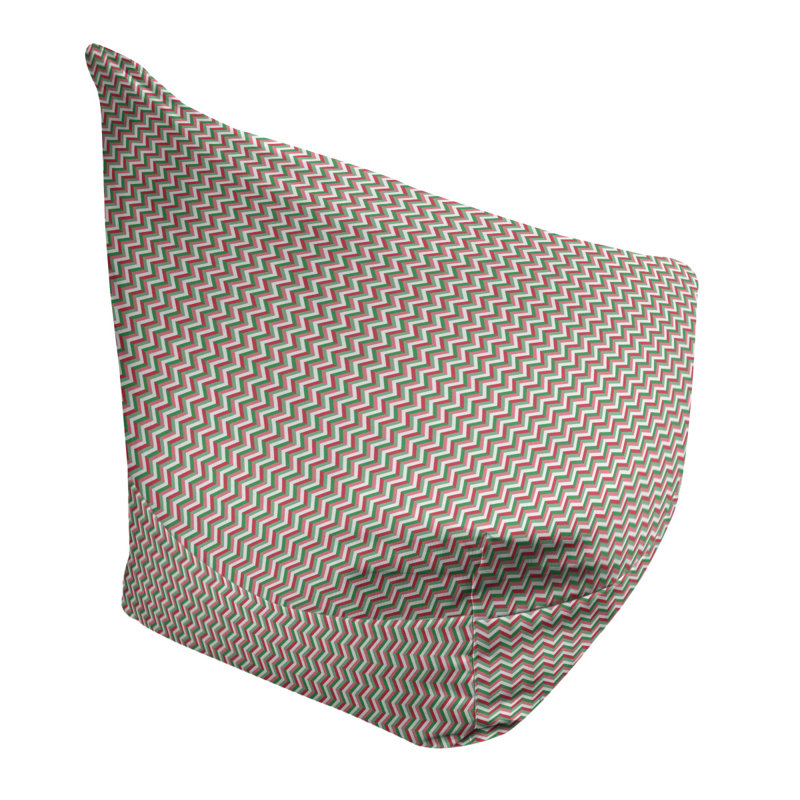 Fauteuil à billes et méridienne standard, Deep Red/Mint Green, H 29 po x l 38 po x P 42 po