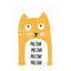 «Meow» par Ayse, impression sur toile tendue-1505061903