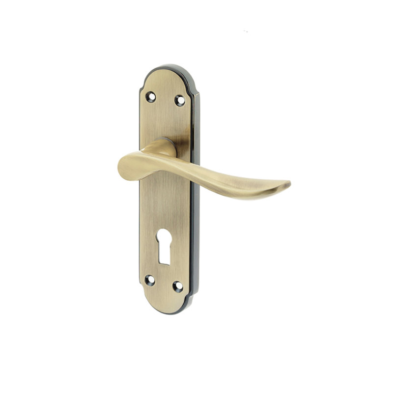Henley Door Handle, Antique Bronze