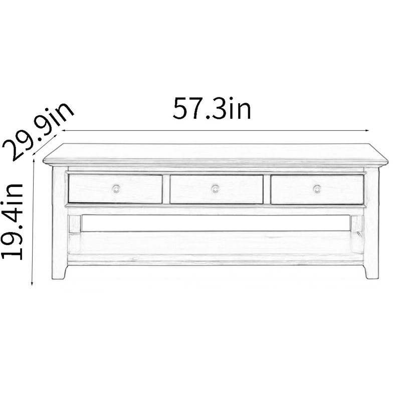 Table basse American salon