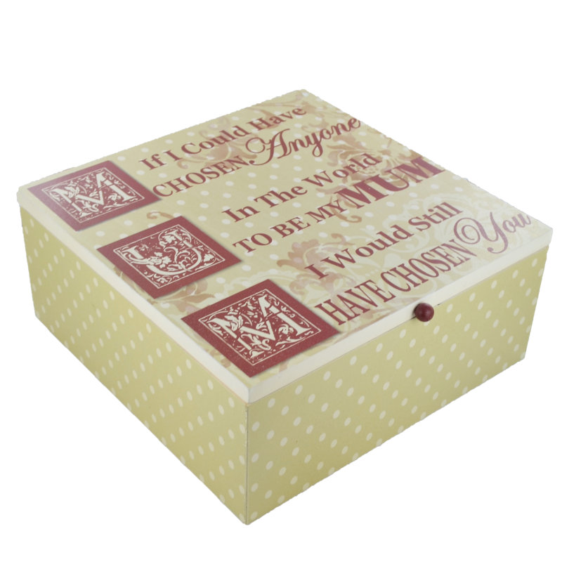 Tosha Handmade Wooden Memory Box