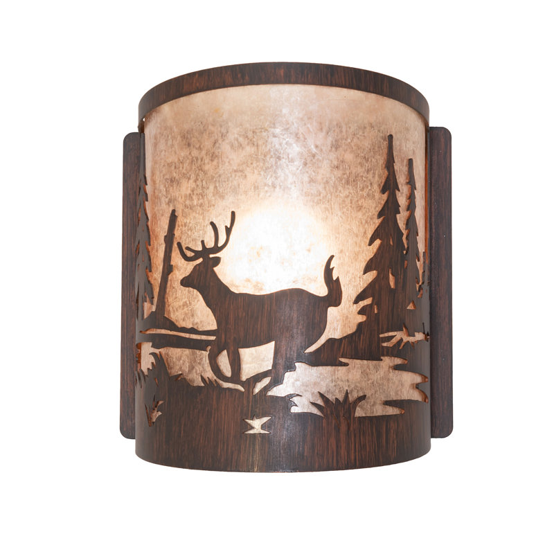 1 - Light Flush Mounted Sconce