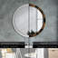Huldar Glass Flat Wall Mirror