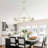Dimmable Round Crystal Cup Style Wagon Wheel Chandelier For Dining Room Living Room-2092226850-2099897867