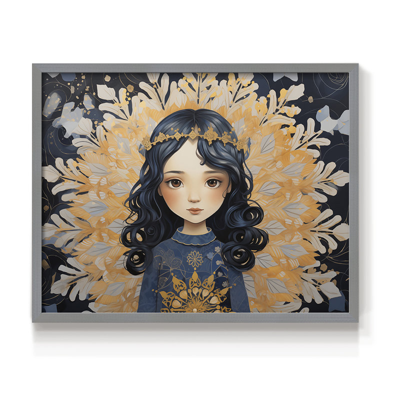 Angels From Above-CXVI -Framed Print - Restickable, Grey, 22" H x 28" W
