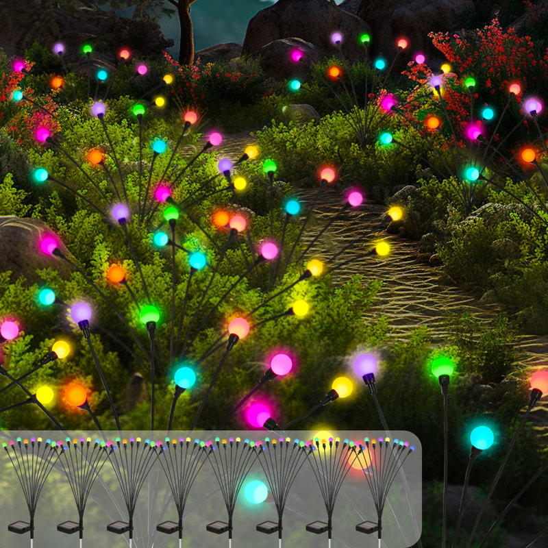 Plastic Solar Powered Pathway Light Pack