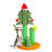 Tall Christmas Tree Cat Scratcher With 3 Posts