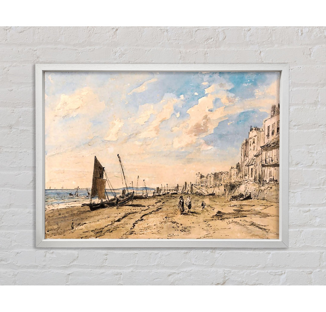 Constable Brighton Beach - Einzelner Bilderrahmen Kunstdrucke auf Leinwand