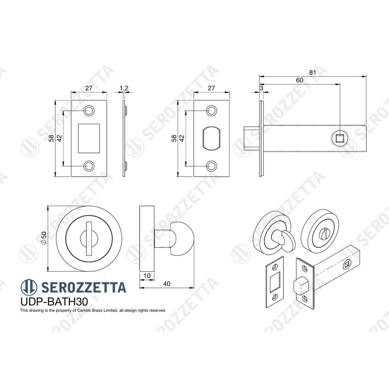 Ultimate Privacy Pack Shutter, Polished Chrome