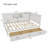 Corner Bed Frame With Drawer And And Bookcase