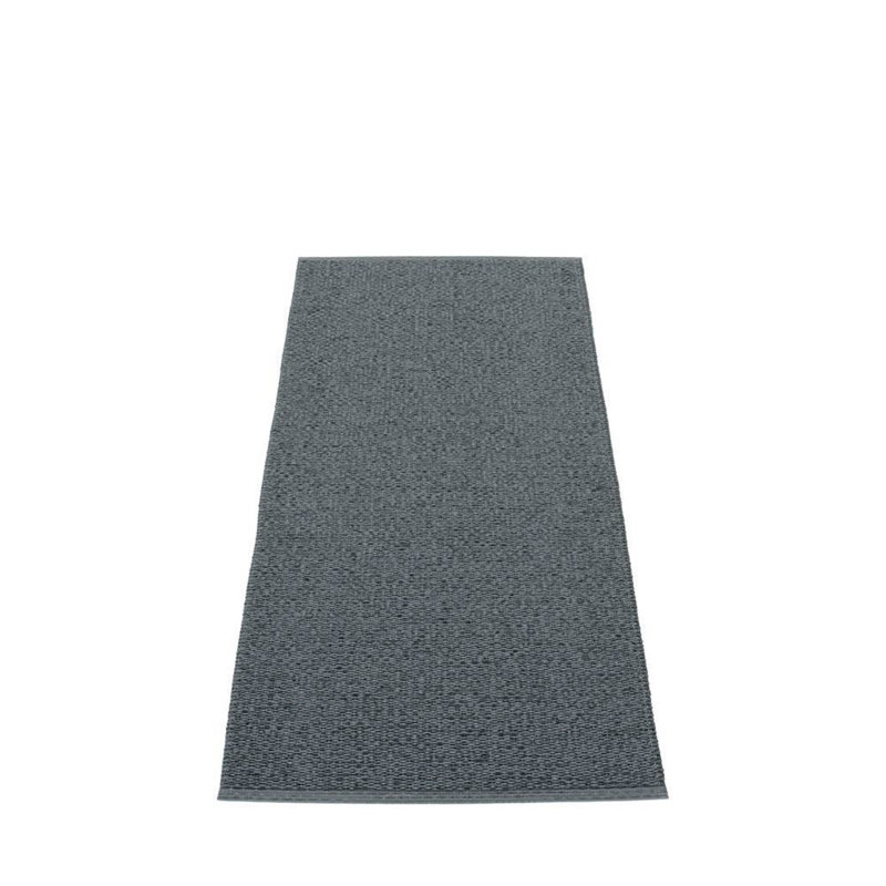 Svea Black Rug, Charcoal, Runner 2'3" x 5'3"
