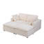 Ensemble de canapé-lit modulaire avec 2 repose-pieds