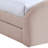 Chiu Chenille Fabric Upholstered Trundle Bed-1544829164