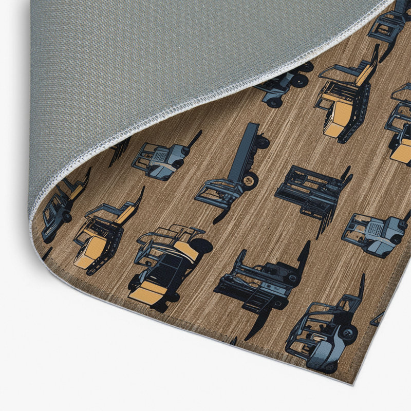 Tapis intérieur et extérieur brun Transport, Rectangle 4pi x 6 pi