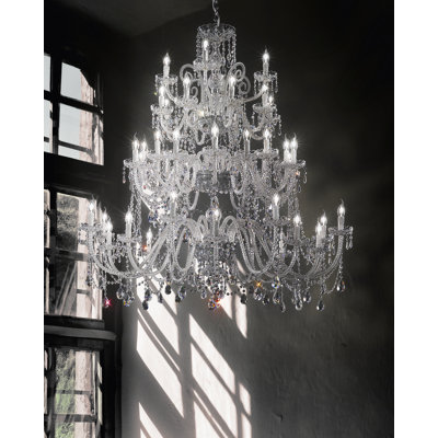 Lucce 44 - Light Candle Style Chandelier