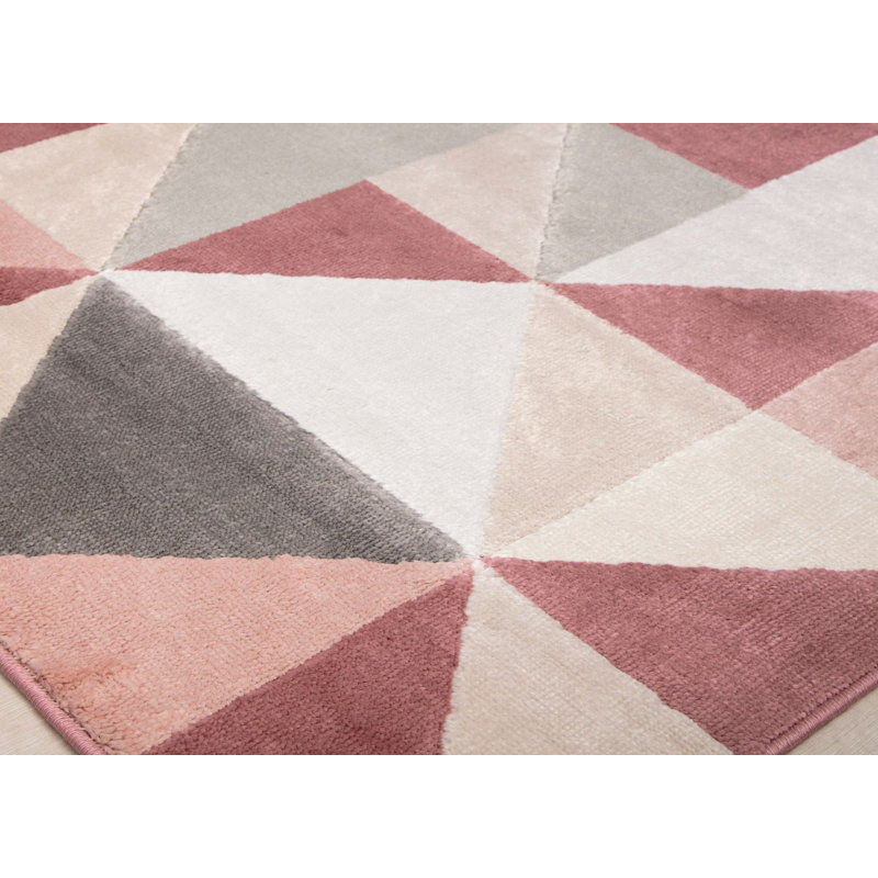 Vera Modern Mosaic Area Rug, Rectangle 8' x 10'