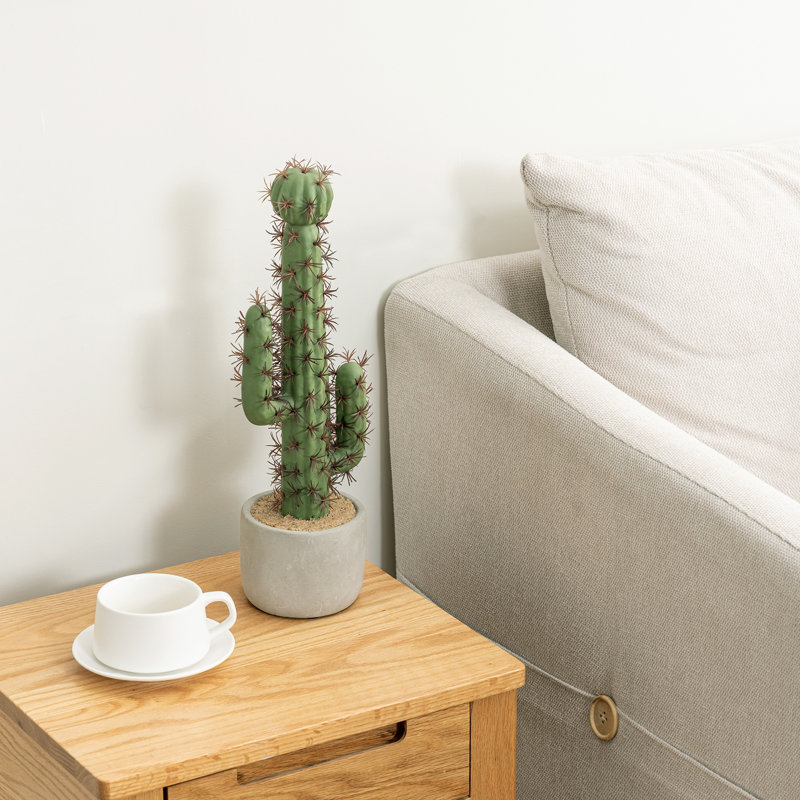 Cactus artificiel 14 po en pot