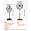 Industrial Pedestal Fan 3-Speed Fan Height Adjustable-110977835
