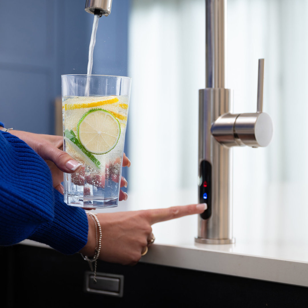 Digital 5-in-1 Sparkling Boiling & Chilled Tap - C-Shape - 2.4 Litre Boiler